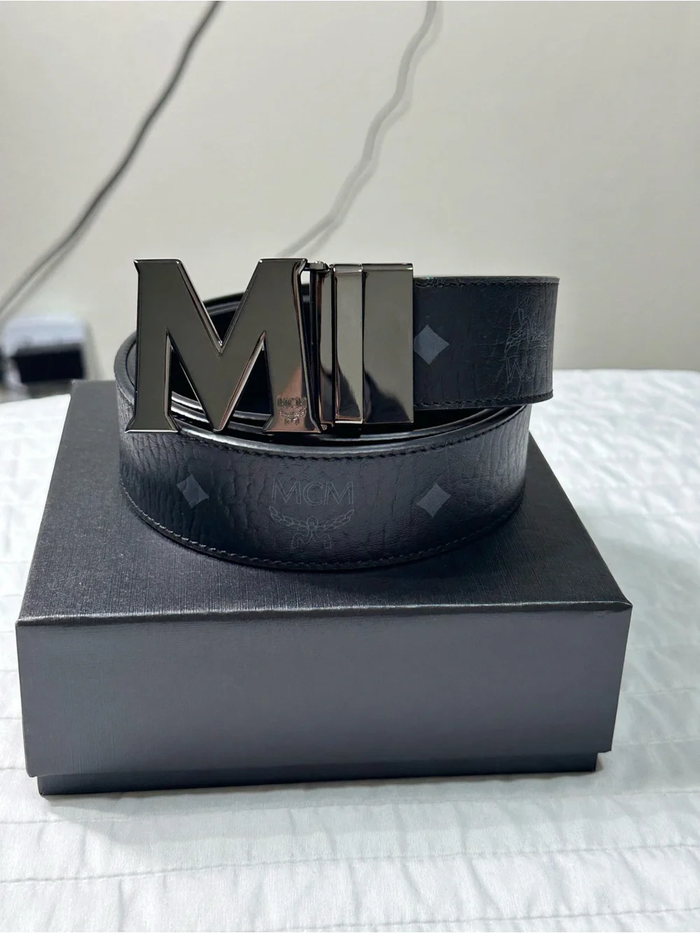 Black MCM Belt